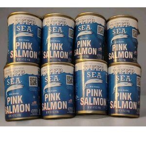 (8) Cans Of Wild Alaska Pink Salmon.